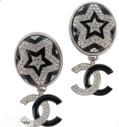 Chanel auth earrings a23 - chanel, k