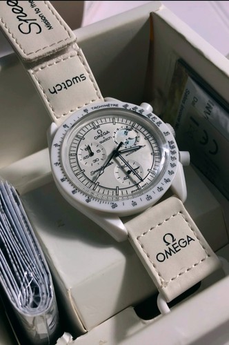 Omega swatch white - omega,