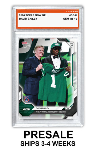 David bailey 2026 - 2026, topps