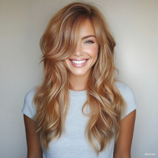 Parrucca Ombre Zenzero Marrone