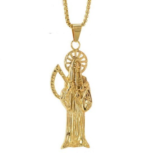 Collana rolo ciondolo dio - ,