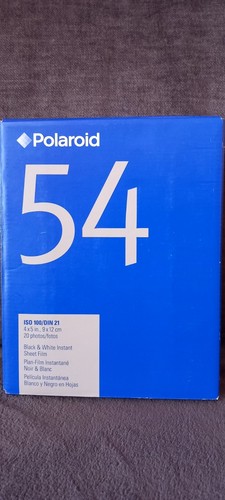 Polaroid film 4x5 - 54, 4x5"