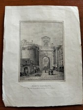 1850 LITOGRAFIA NAPOLI VEDUTA