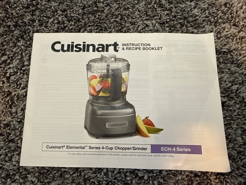 Cuisinart instruction recipe - &,