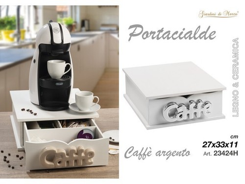 Portacialde legno bianco - legno,