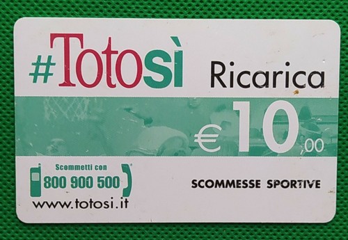 Scheda ricarica totosi - ricarica, totosi 