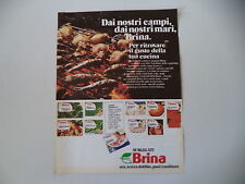 advertising Pubblicità 1980 SURGELATI BRINA