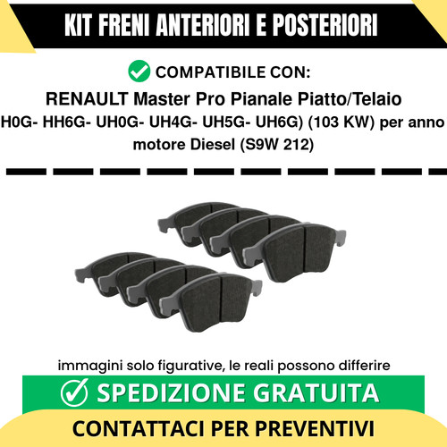 Pastiglie freno ant post - ant,