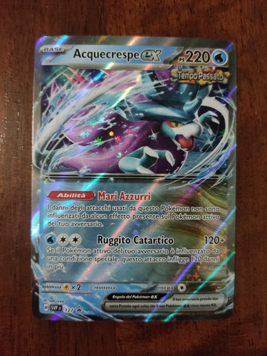 Carte pokemon acquecrespe - carte, ex