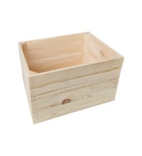 Cassetta in legno 40x30x24 cm