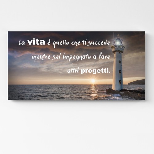 Quadro tela frase - tela,