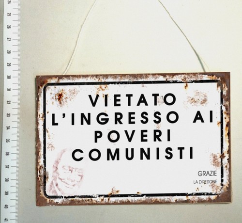 Targa silvio berlusconi santo