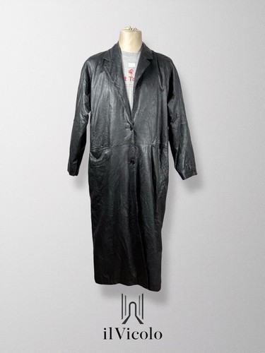Cappotto lungo vera pelle - in,