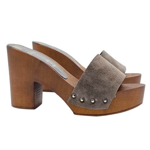 Clogs donna camoscio - in,