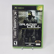 Splinter Cell (Xbox originale) etichetta nera CIB COMPLETO E TESTATO