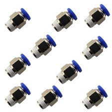 (10) Tubo OD 1/4" X 1/8" NPT