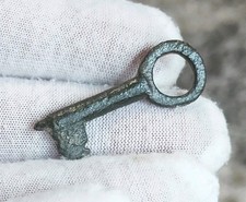 Medieval Bronze Casket Key