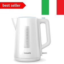 Philips Bollitore Elettrico - 1,7 L, Coperchio a Molla, Spia Luminosa, Base G...
