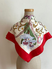 Gucci sciarpa vintage floreale