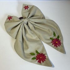 Fiocco capelli ricamato - , nastro