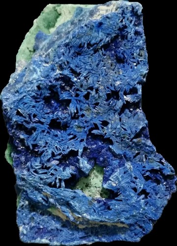 Cristallo azzurra con - ,