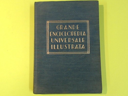 Grande enciclopedia universale - enciclopedia,