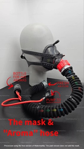 Mezza maschera tubo aroma - mezza,