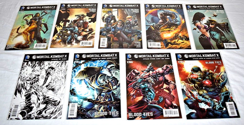 Mortal kombat set rara - x,