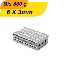 Magnete al neodimio 6x3 mm supermagneti alta forza di tenuta magneti a disco magnete forte