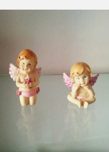 Angelo angeli ceramica rosa - angelo,