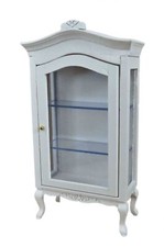 Mobile Da Giocattolo Bianco In Porcellana Vetrina Miniatura Sala Da Pranzo