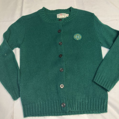 Cardigan verde maglione scout