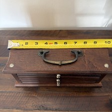 VINTAGE pesante LEGNO SET DI 6