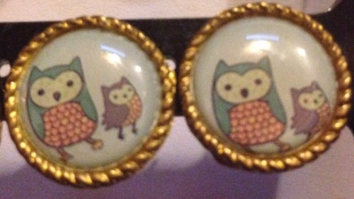 Orecchini donna gufo vintage