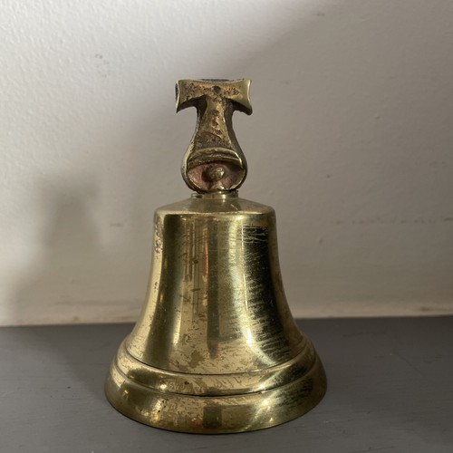 Antique miniature heavy brass - miniature,
