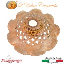 CHANDELIER IN KÜNSTLERISCHE KERAMIK VIETRI UND HAND DEKORIERT 100% in ITALIEN