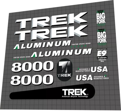 8000 decalcomanie trek - decalcomanie,