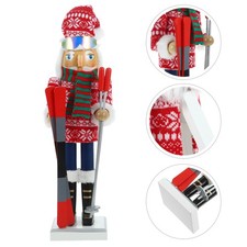  Decorazione schiaccianoci sci