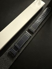 IWC Blue Genuine Leather Strap 20mm