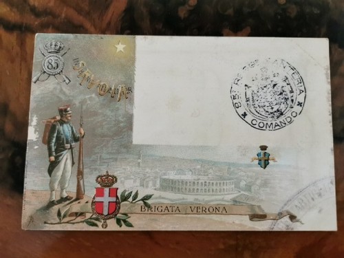 Cartolina savoia brigata - 85,