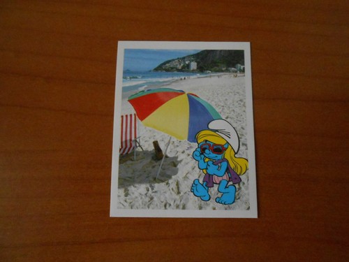 Figurina puffi girotondo nel - figurina, i