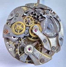 ANNI 20/30 - BEL MOVIMENTO CRONGRAFICO MONOPULSANTE - ANONIMO - BILANCIERE OK