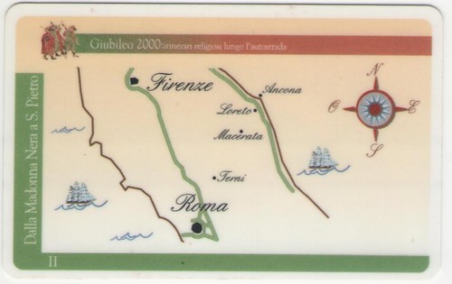 Viacard giubileo 2000 golden - giubileo,