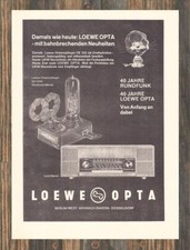 Stereo Loewe Opta Luna - Pubblicità Pubblicità Originale 1963