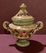 Zuccheriera Ceramica Dipinta A