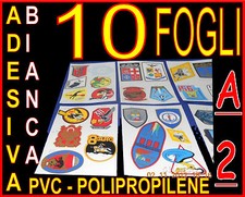 10 FOGLI A2 CARTA ADESIVA