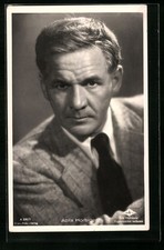 Cartolina attore Attila Hörbiger in abito 