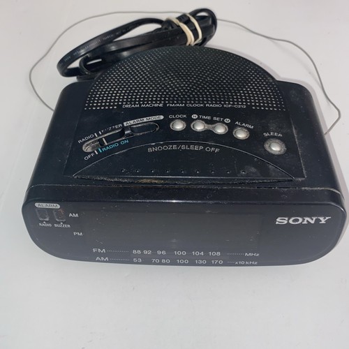 Radio sveglia sony - radio, icf-c212