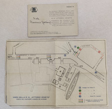 marina militare regia nave vittorio veneto varo invito 1937 cartina istruzioni