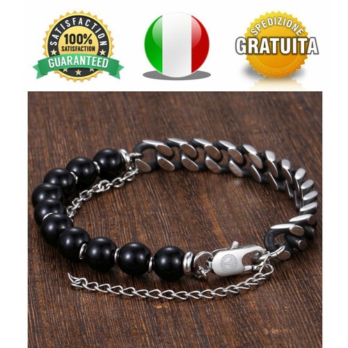 Bracciale uomo donna acciaio - uomo,